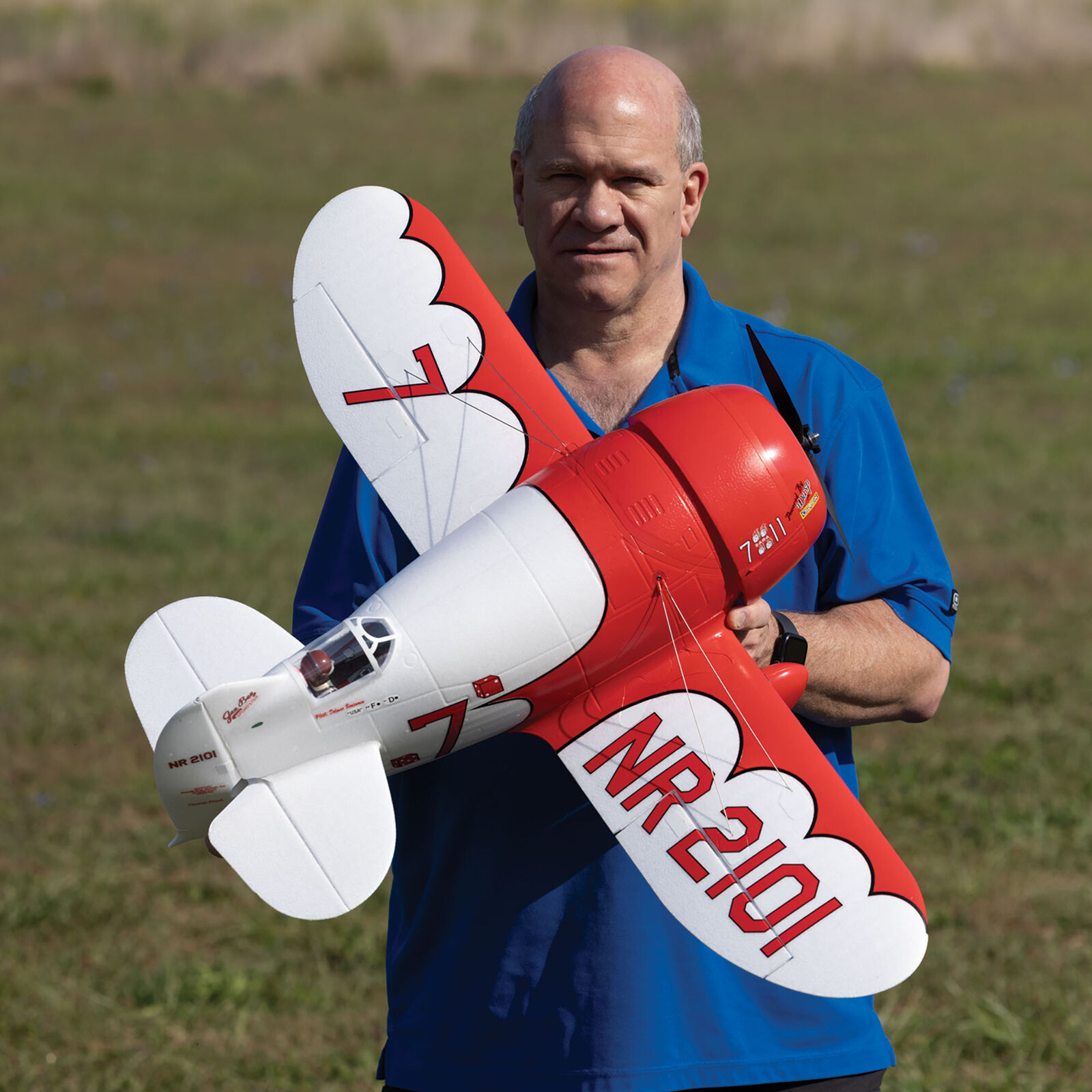 Gee Bee R-2 1.0m BNF Basic with AS3X+ and SAFE Select