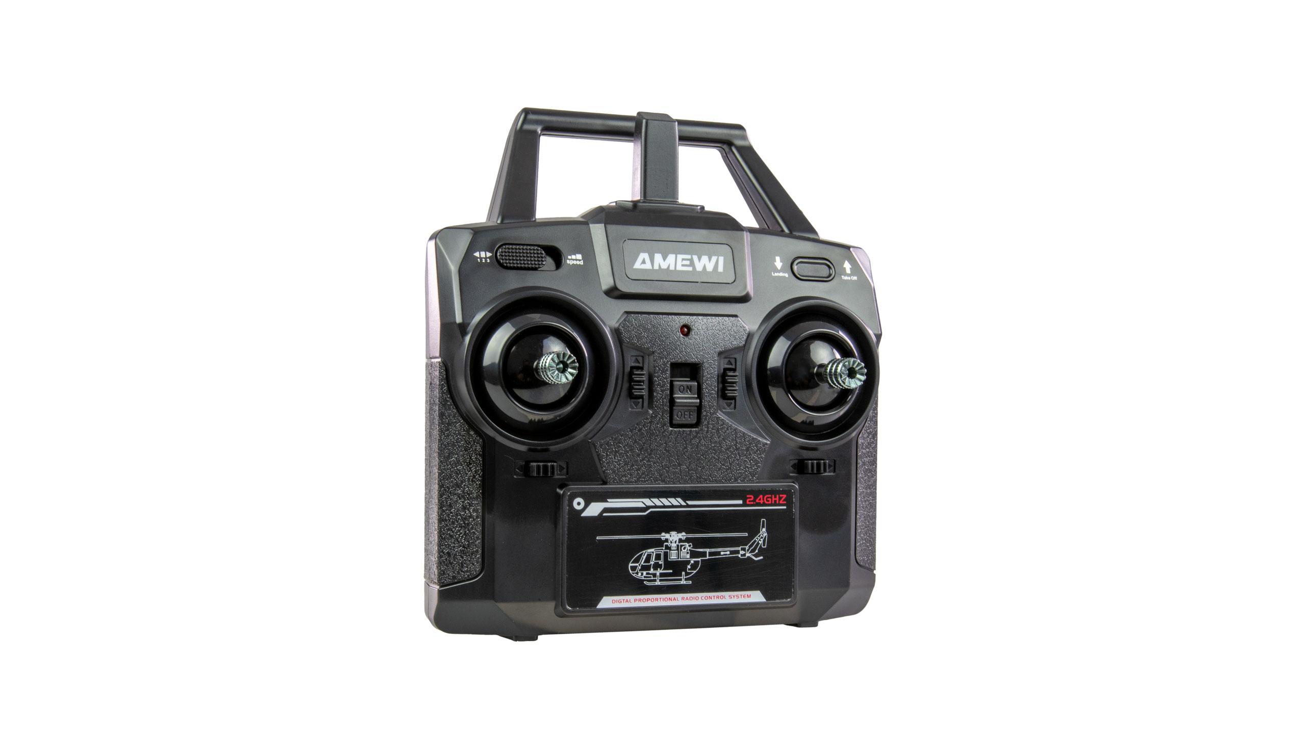 Hughes MD500 Helikopter Militär 4-Kanal 6G RTF grau 