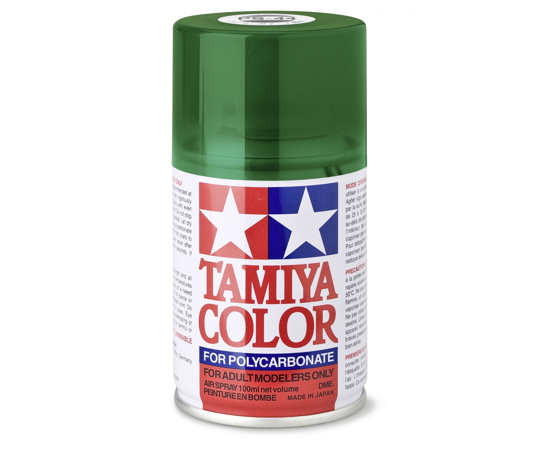 Tamiya Color Lexanspray Grün (translucent) PS-44 100 ml Spraydose (L.=104,90€)
