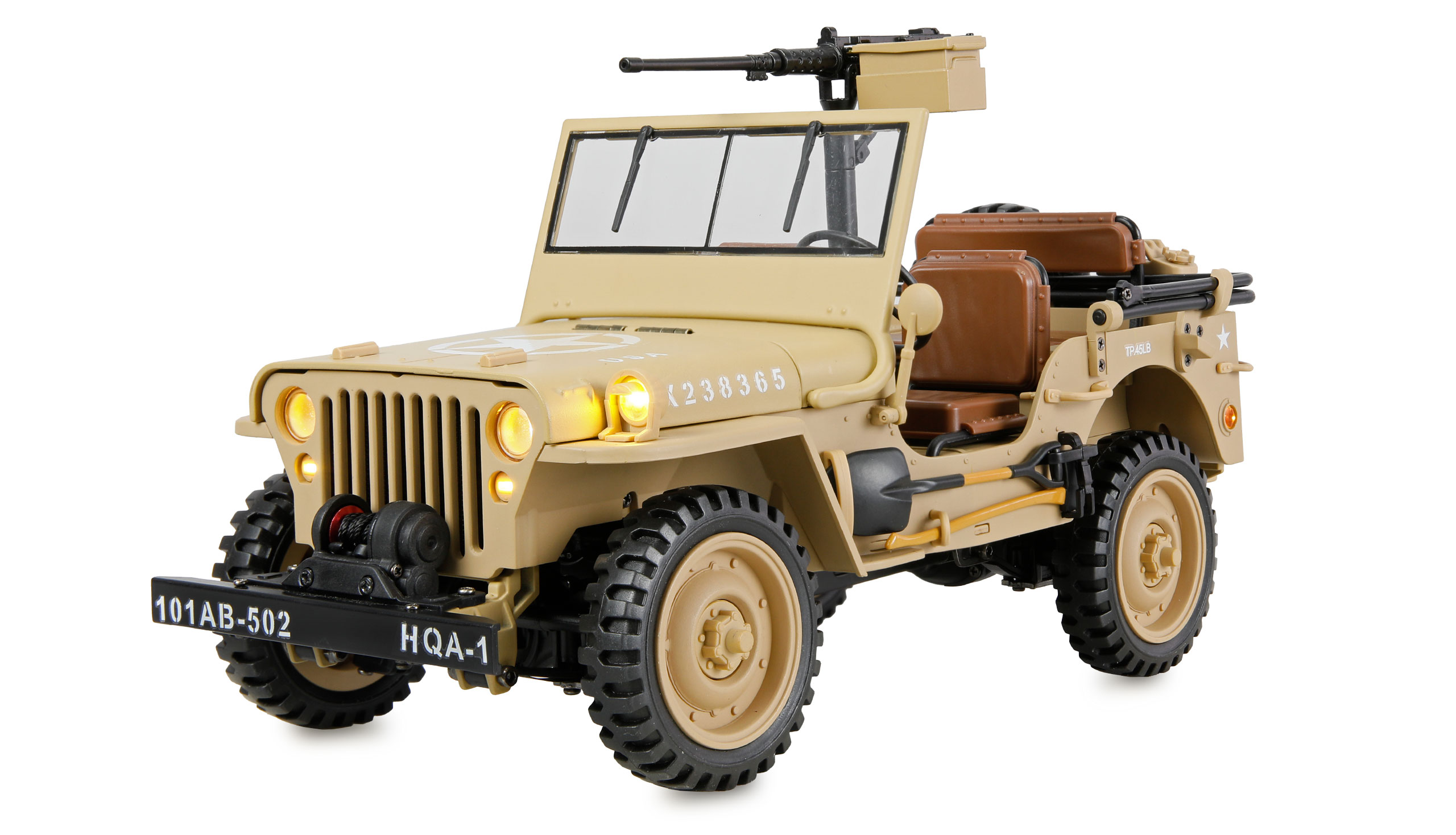 Jeep Willys MB Scale Crawler 4WD 1:14 RTR sand 