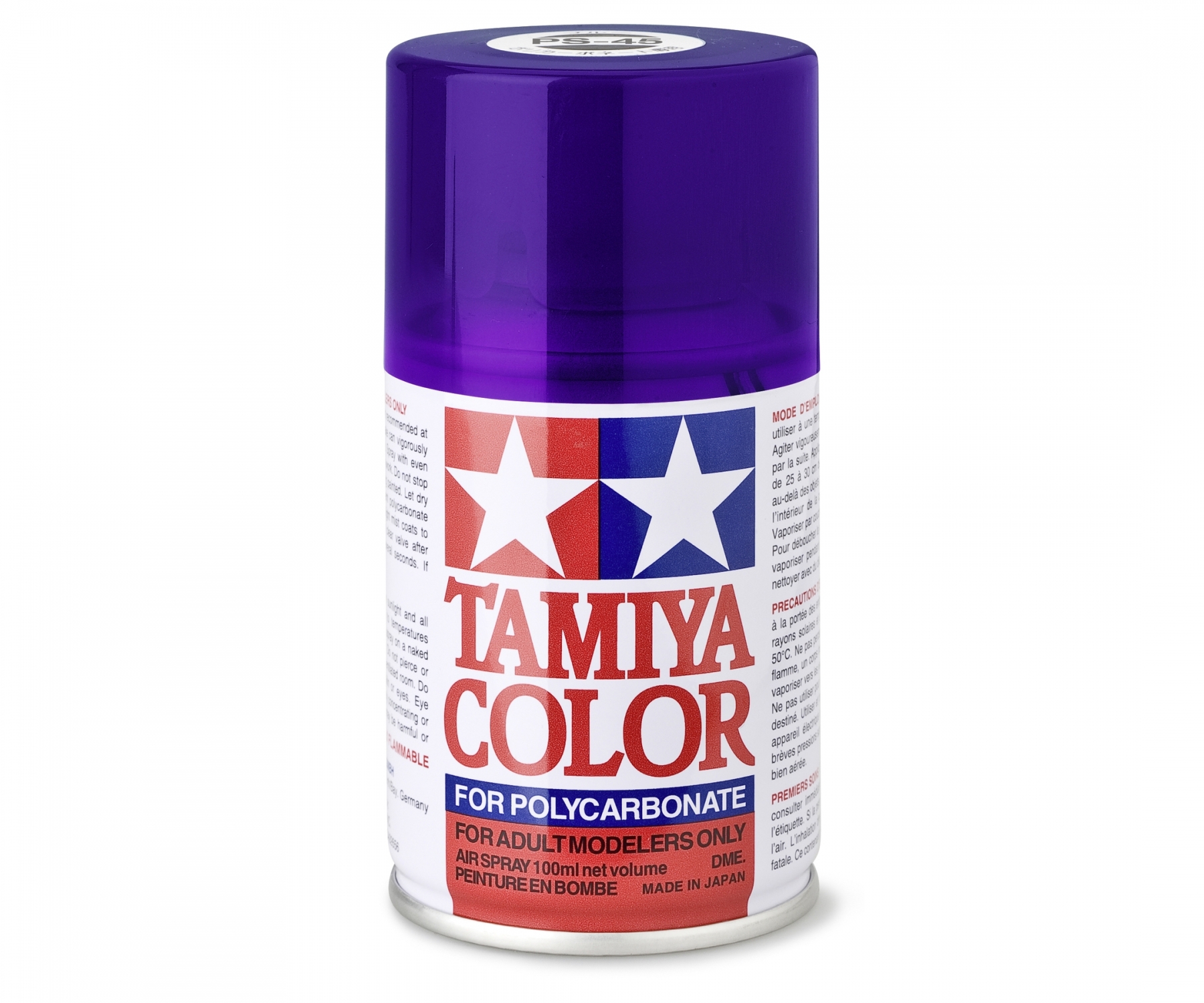Tamiya Color Lexanspray Violett (translucent) PS-45 100 ml Spraydose (L.=104,90€)