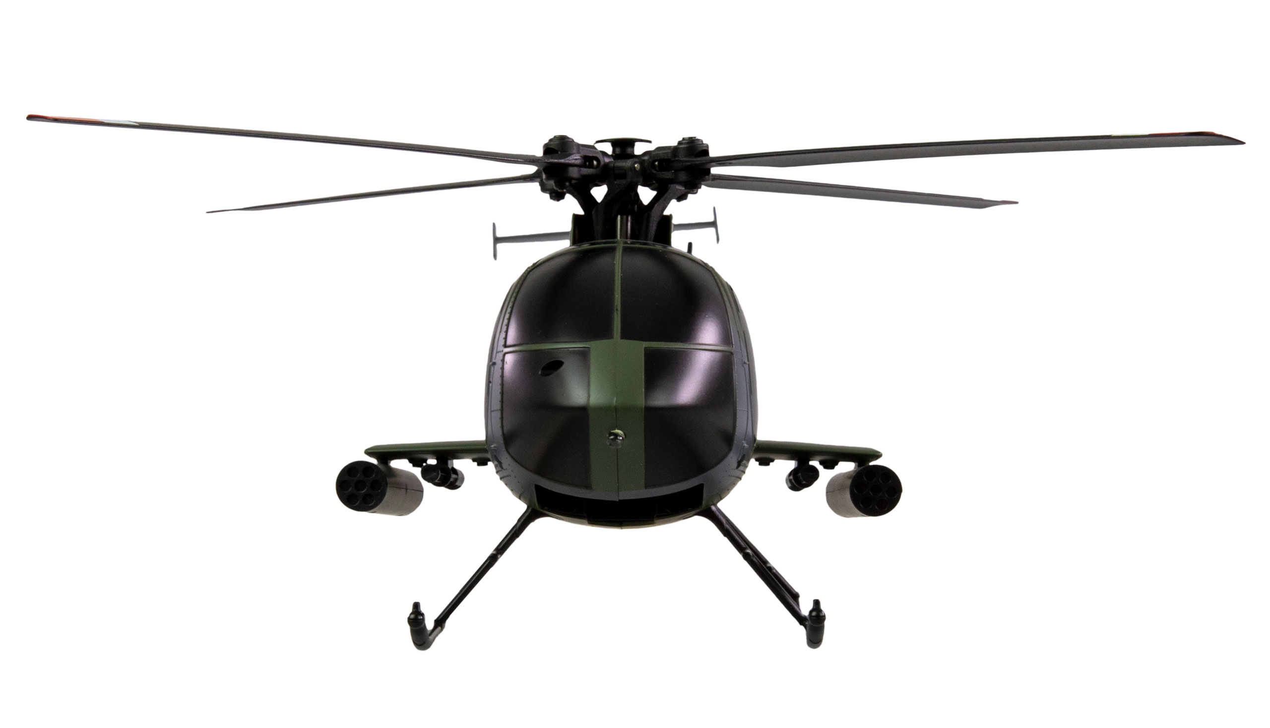 Hughes MD500 Helikopter Militär 4-Kanal 6G RTF grau 