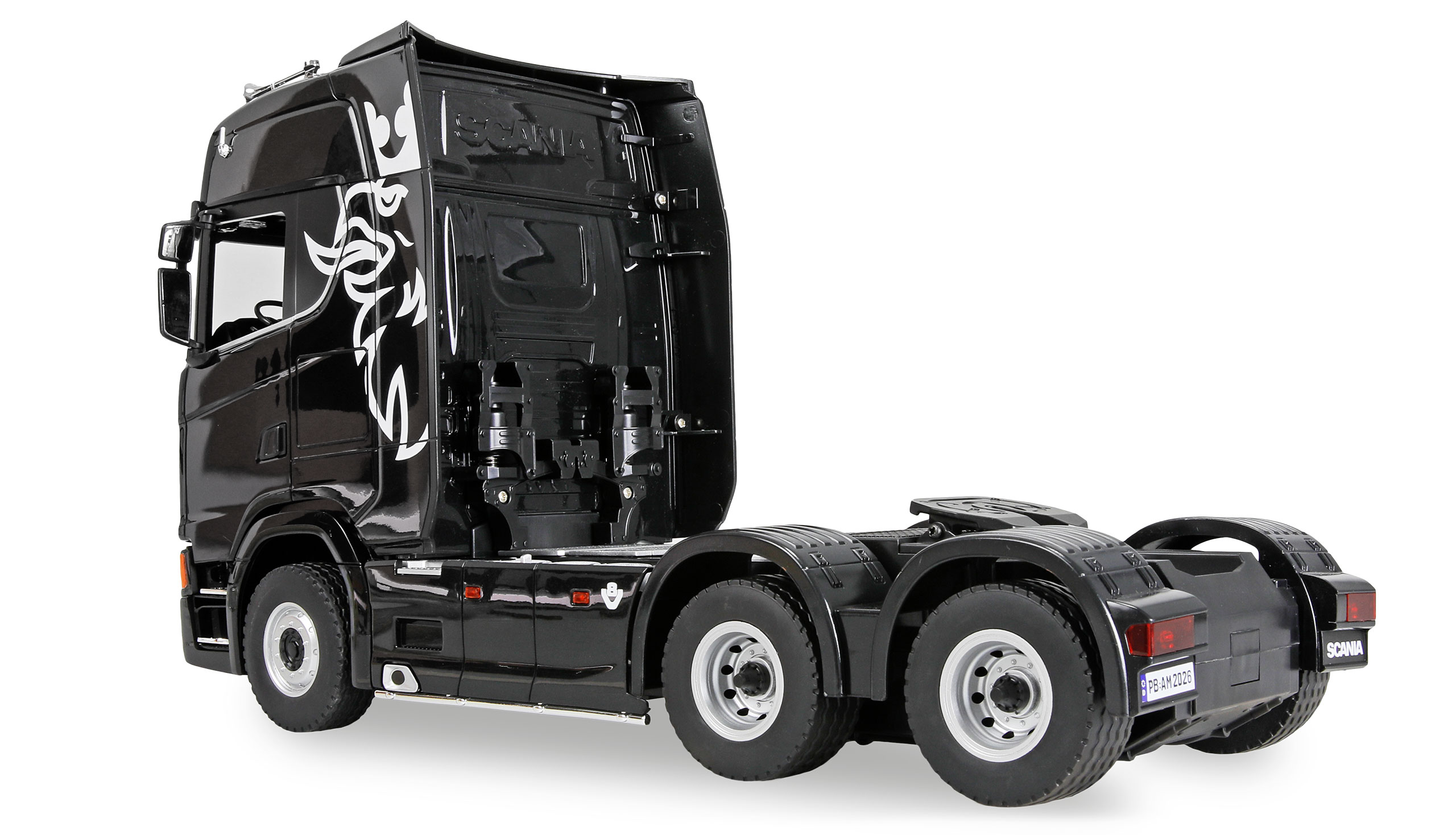 Scania 770 S Zugmaschine 6x4 1:18 RTR schwarz