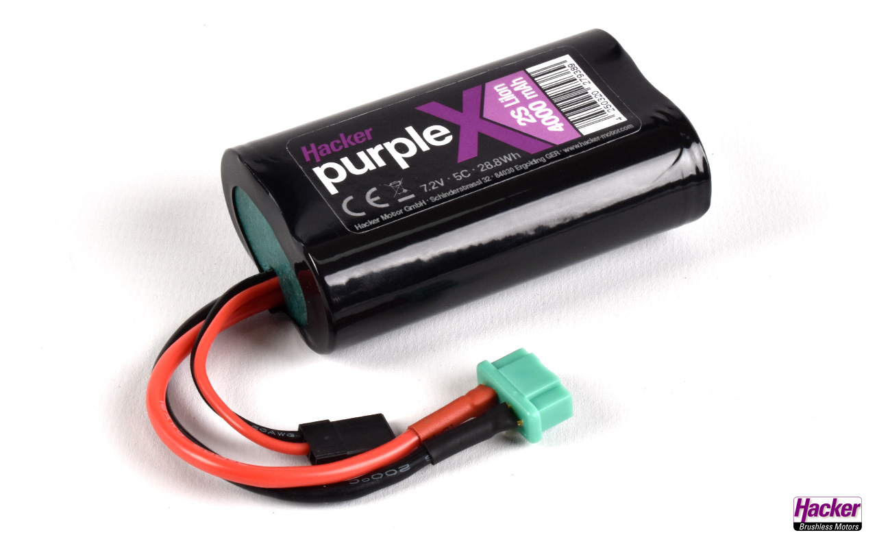 Hacker Purple-X LiIon RX 4000-2S