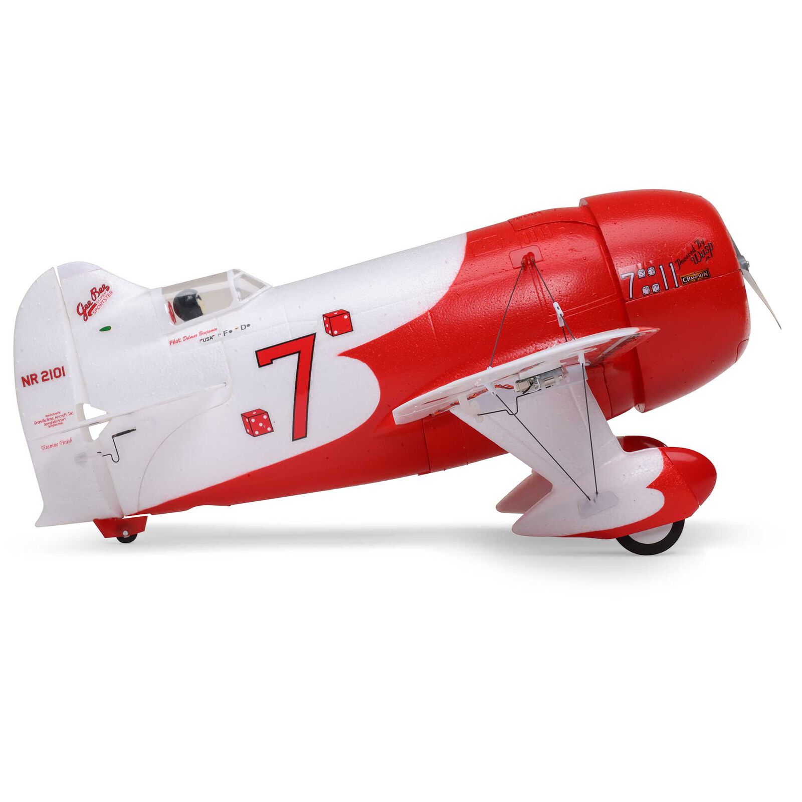 UMX Gee Bee R-2 510mm BNF Basic mit AS3X und SAFE Select