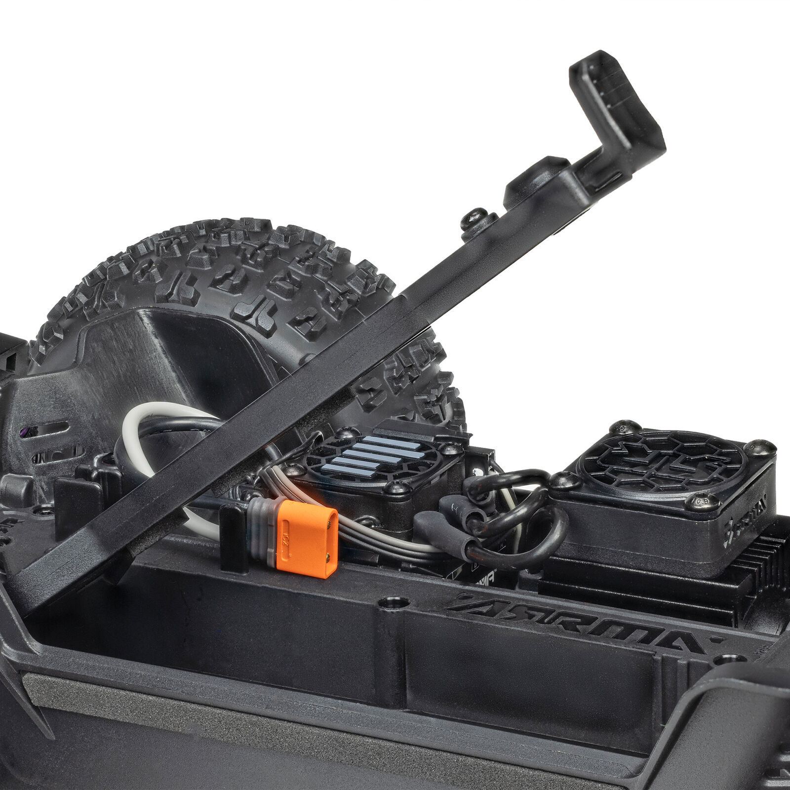 1/16 MINI KRATON 3S DSC 4X4 RTR Brushless Speed Truck (Inklusive Akku & Ladegerät), Rot/Blau