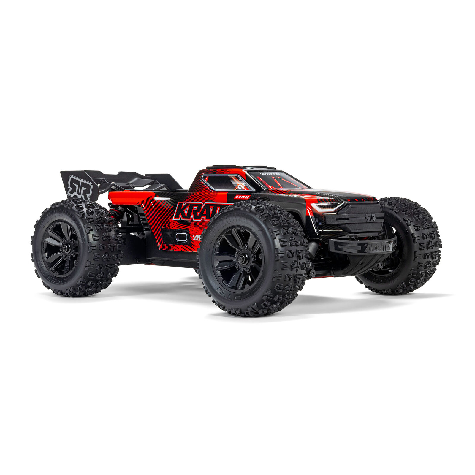 1/16 Mini KRATON 3S DSC 4X4 RTR Brushless Speed Truck, Schwarz/Rot