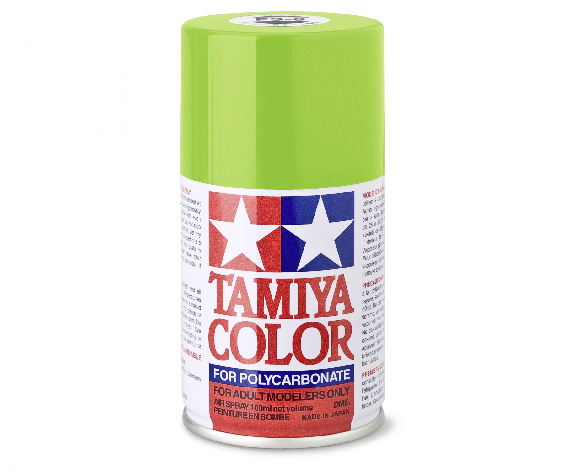Tamiya Color Lexanspray Hell-Grün PS-8 100 ml Spraydose (L=109,90€)