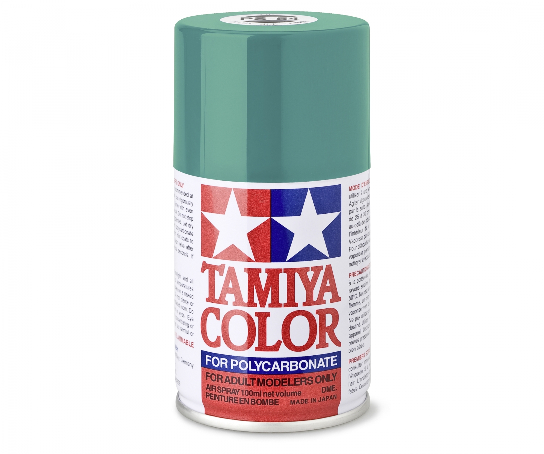 Tamiya Color Lexanspray Cobalt-Grün PS-54 100 ml Spraydose (L=121,90€)