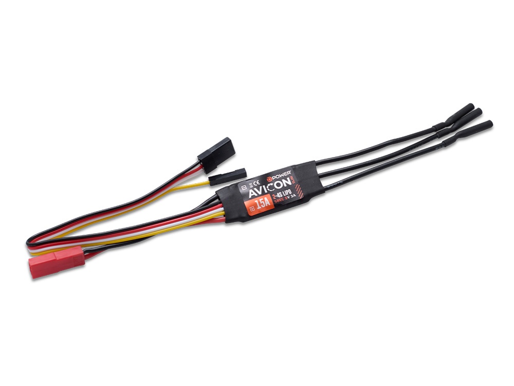 D-Power AVICON 15A SLIM S-BEC Brushless Regler