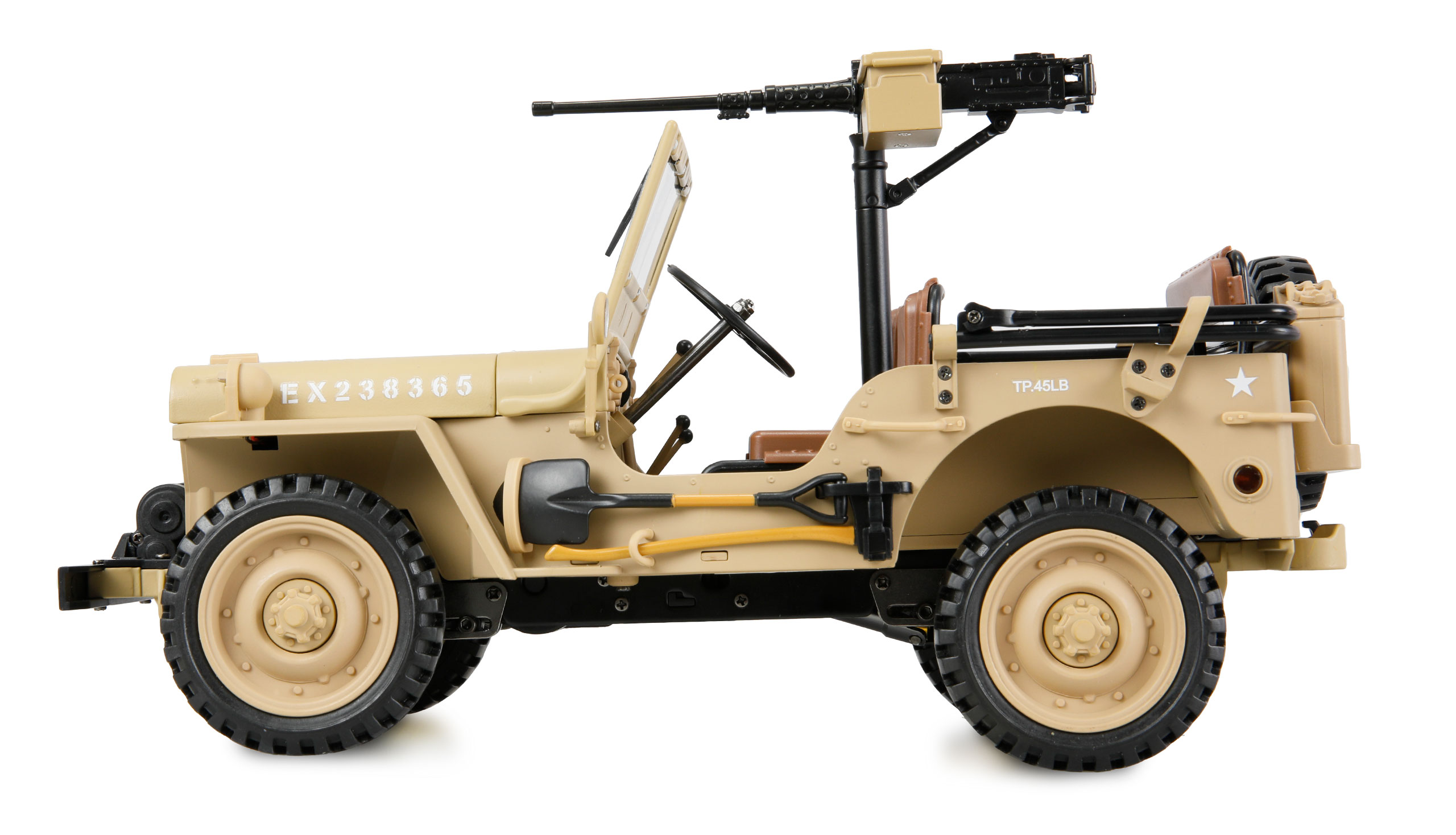 Jeep Willys MB Scale Crawler 4WD 1:14 RTR sand 