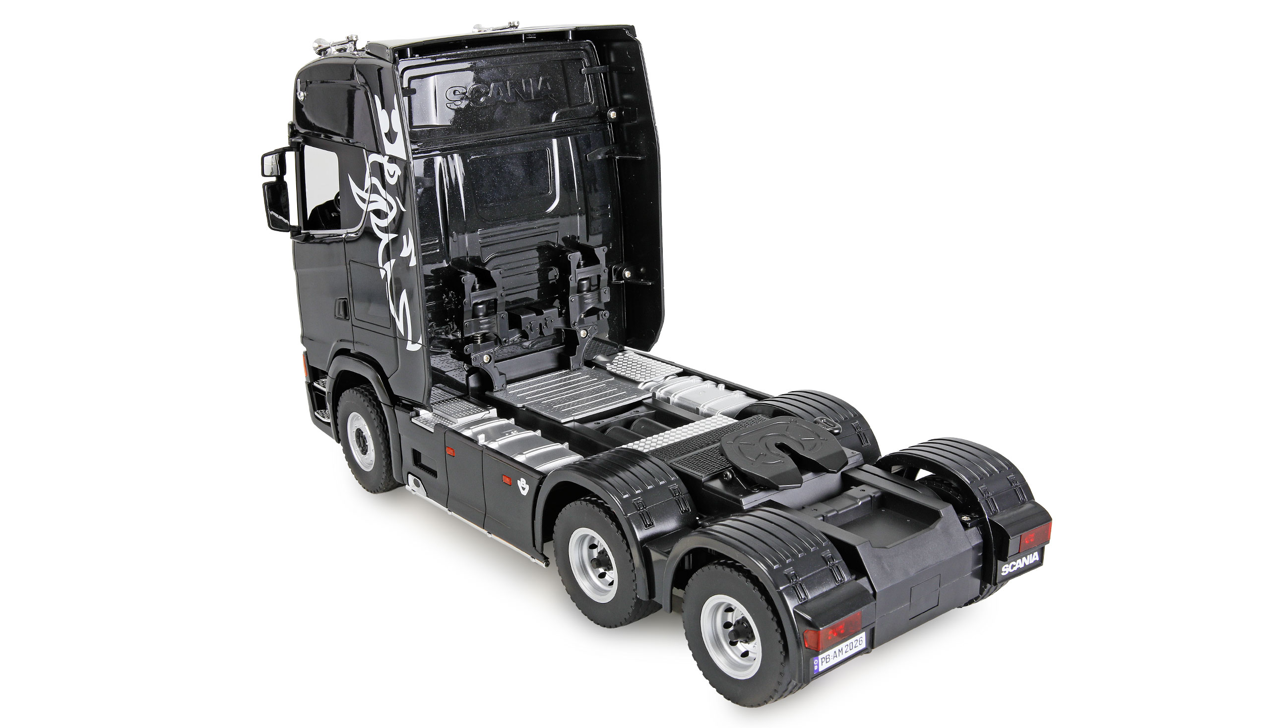 Scania 770 S Zugmaschine 6x4 1:18 RTR schwarz