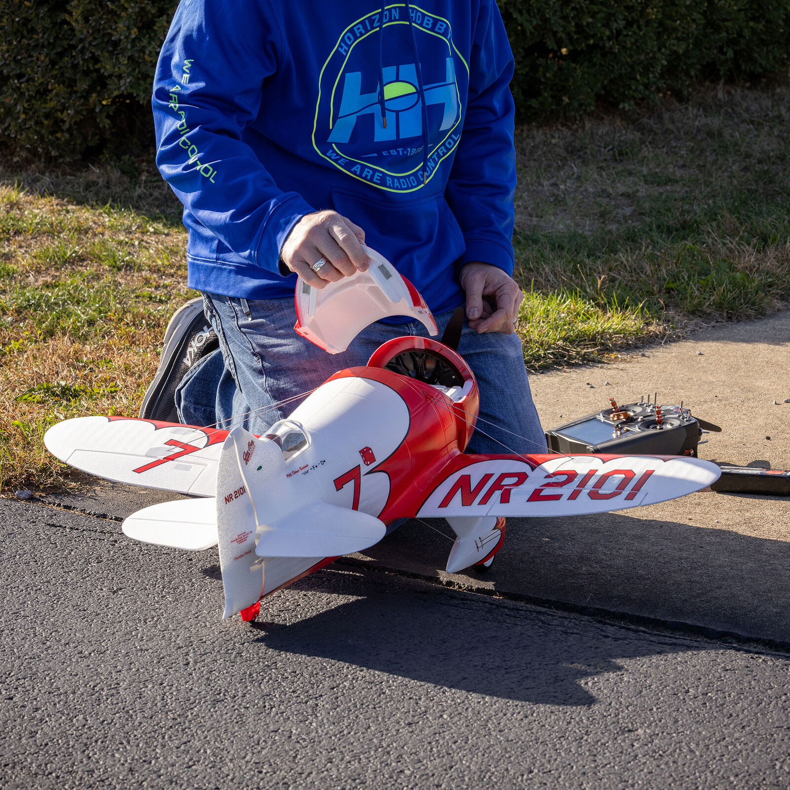 Gee Bee R-2 1.0m BNF Basic with AS3X+ and SAFE Select