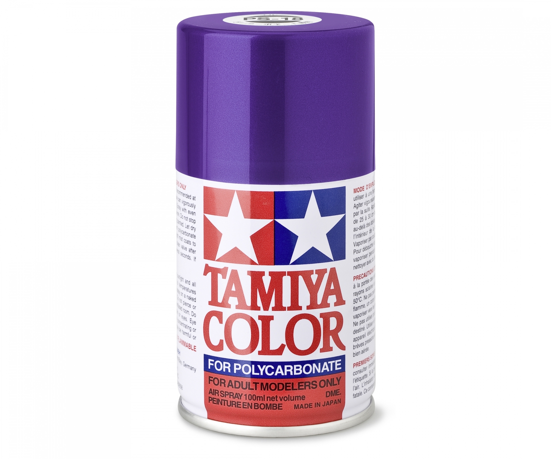 Tamiya Color Lexanspray Lila (metallic) PS-18 100 ml Spraydose (L=109,90€)