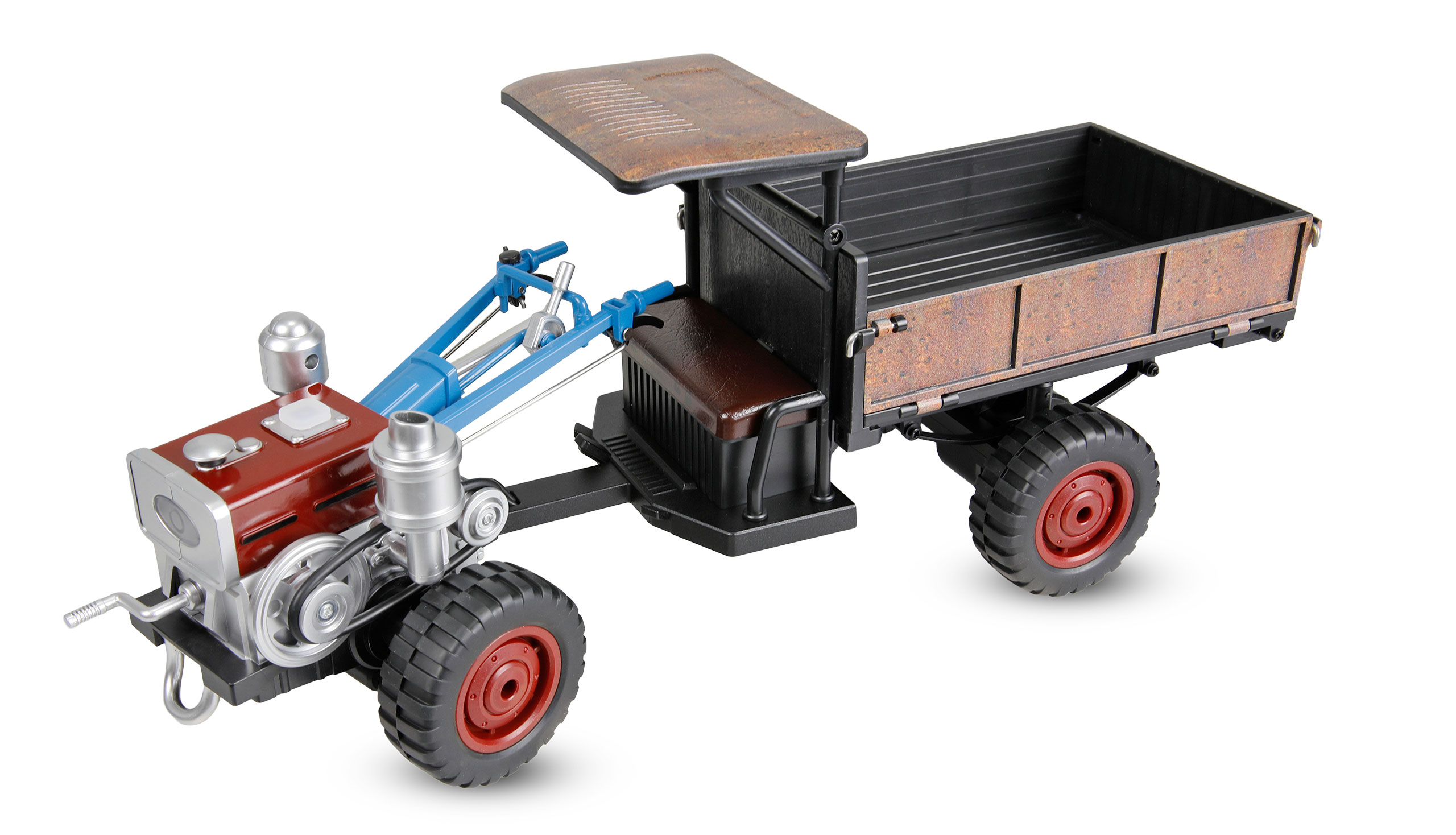 Retro-Traktor mit Rauch & Licht 4WD 1:12 RTR