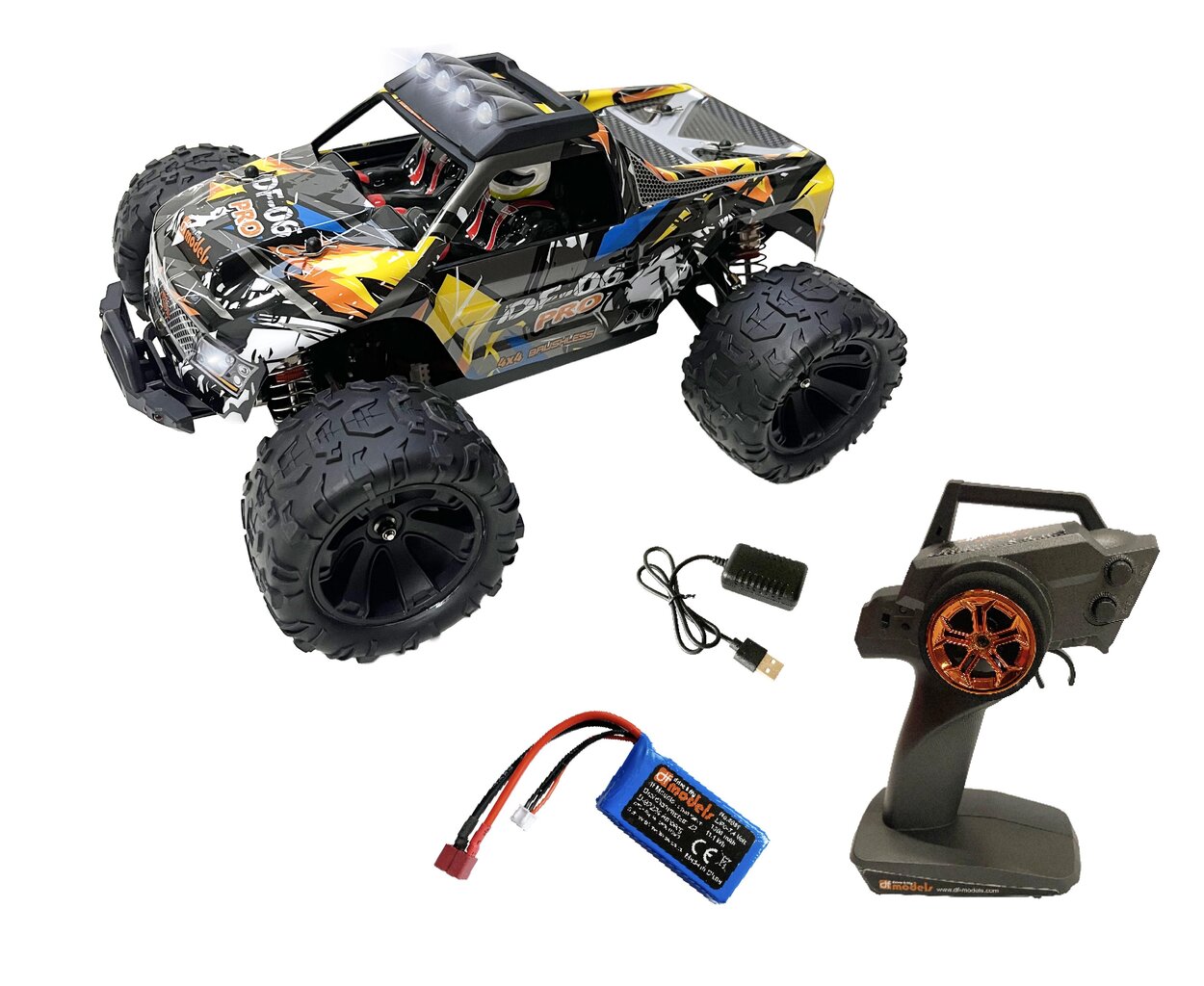 DF-06 PRO Brushless 1:14 RTR Truck mit Gyro