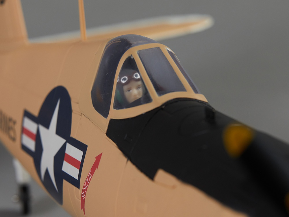 DERBEE F4U Corsair Warbird PNP gelb - 75cm 