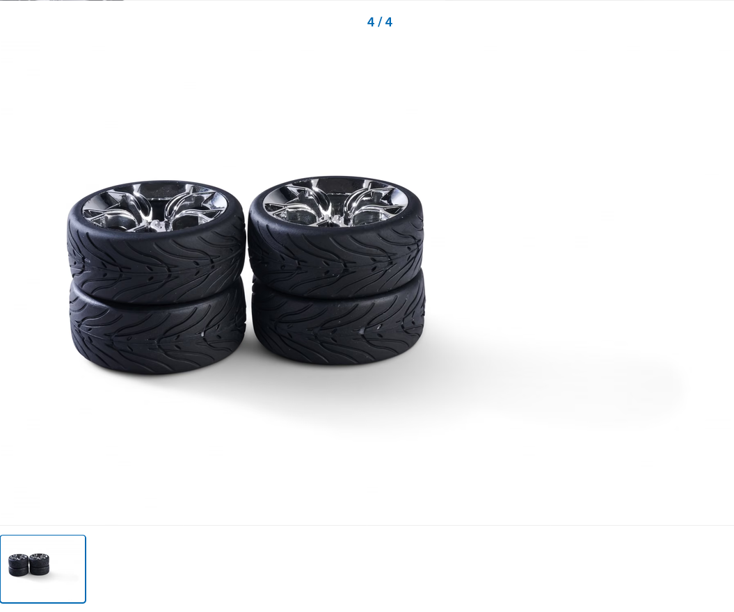 1:10 Räderset Y-Design4 (4) chrom
