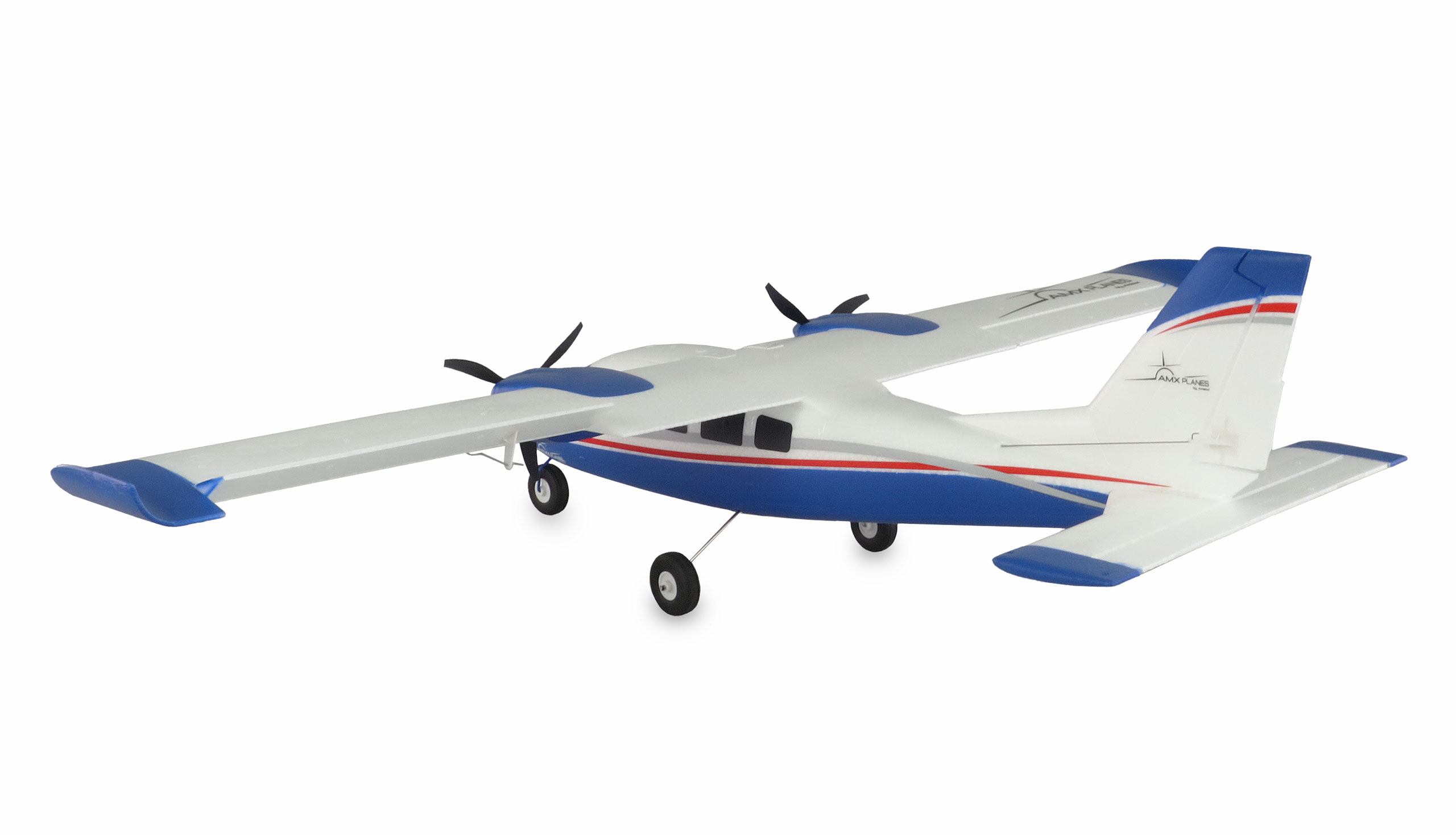 AMXPlanes P68 Hochdecker 850mm PNP blau 