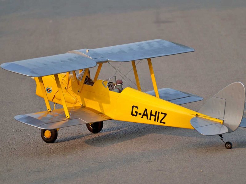 Tiger Moth DH.82 (gelb/silber) / 1400 mm
