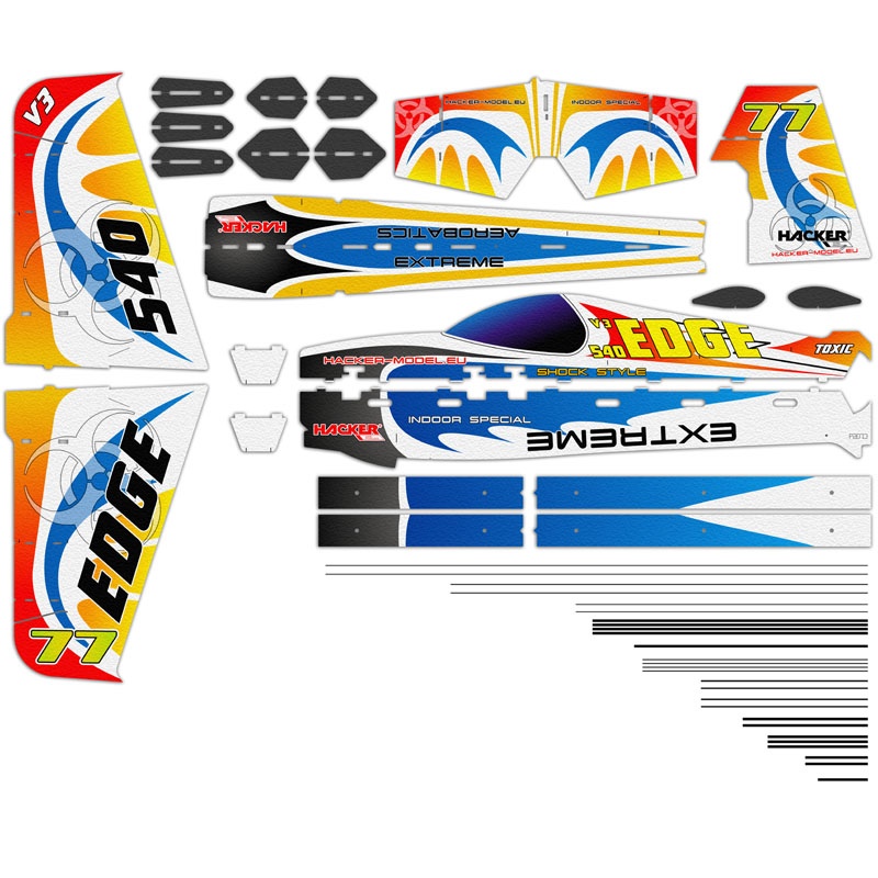 Hacker MX2 Toxic ARF - 81 cm