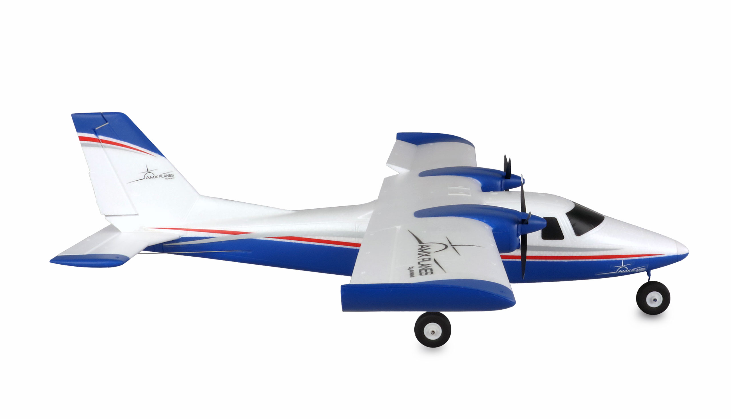 AMXPlanes P68 Hochdecker 850mm PNP blau 