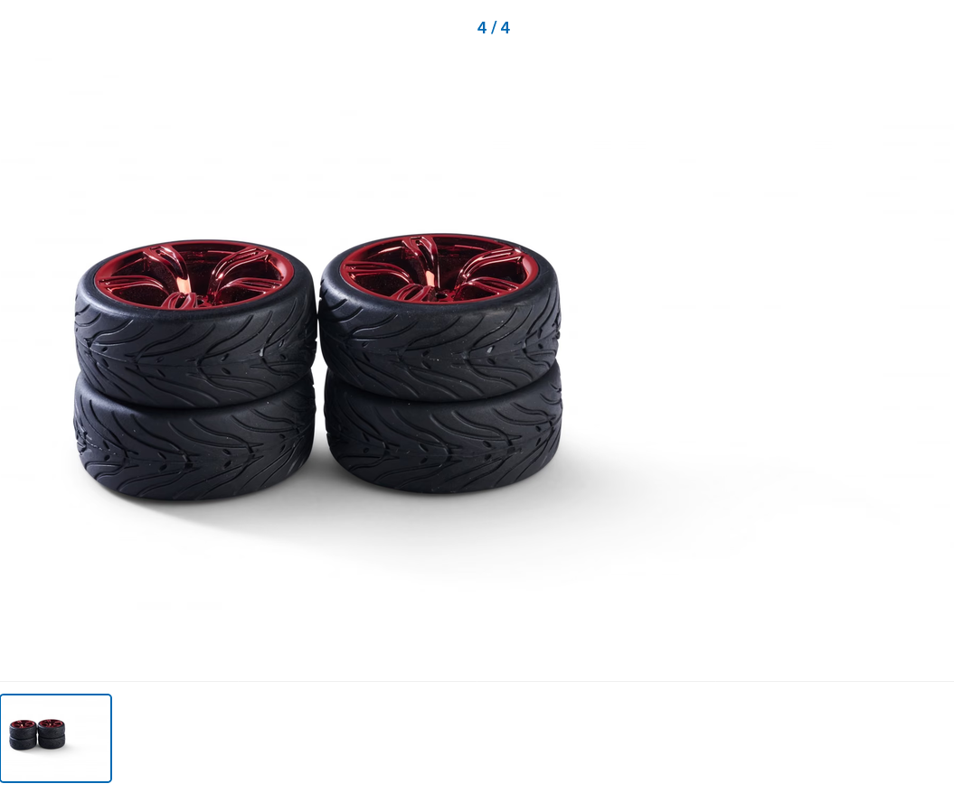 1:10 Räderset 10 Sp.Design (4) rot