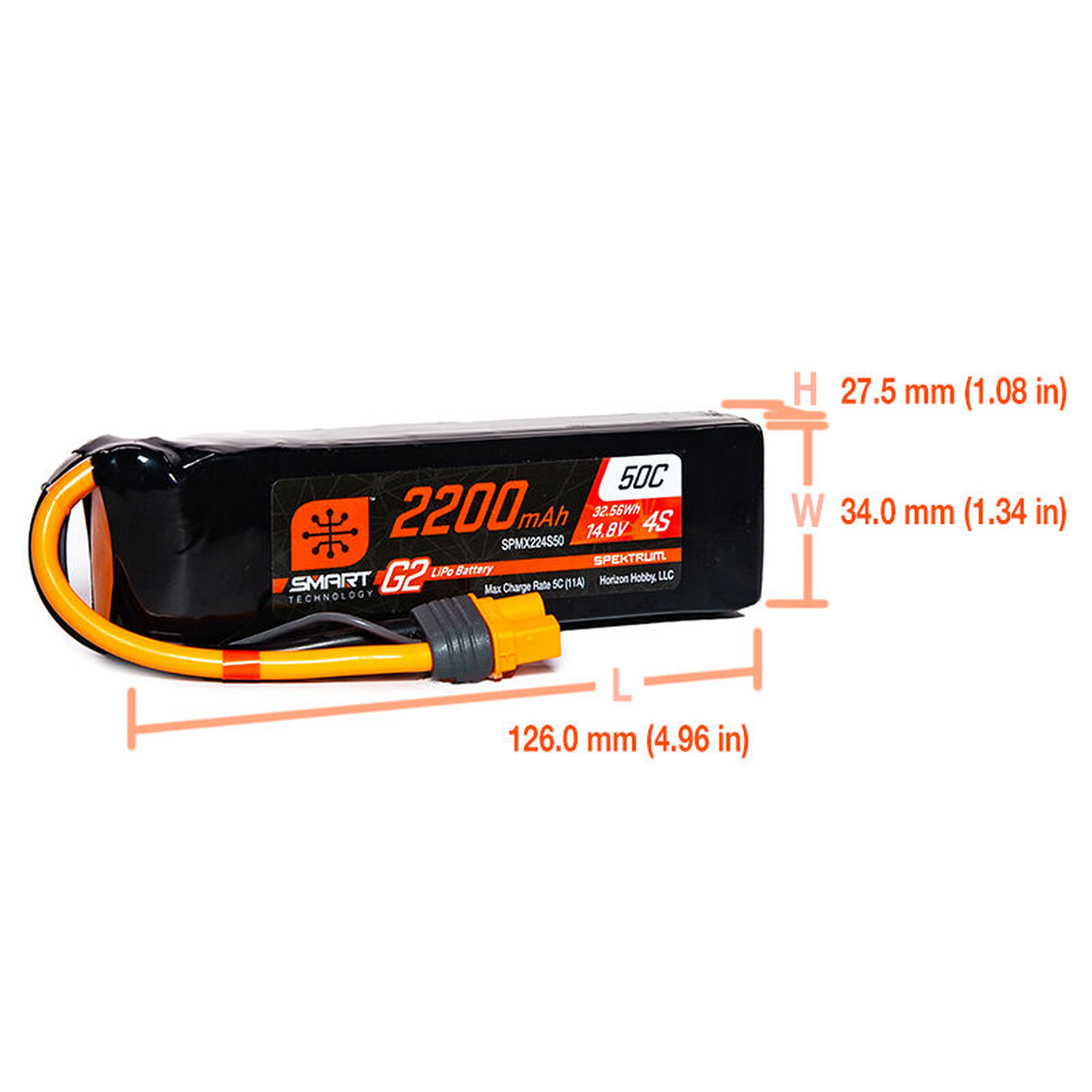 Smart Powerstage Air Bundle: G2 2200mAh 4S 50C LiPo IC3 & S250 Charger (2)