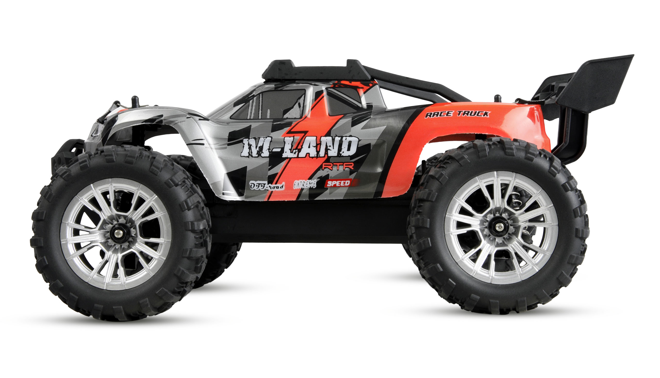 M-Land Truggy 48km/h 4WD 1:16 RTR rot 