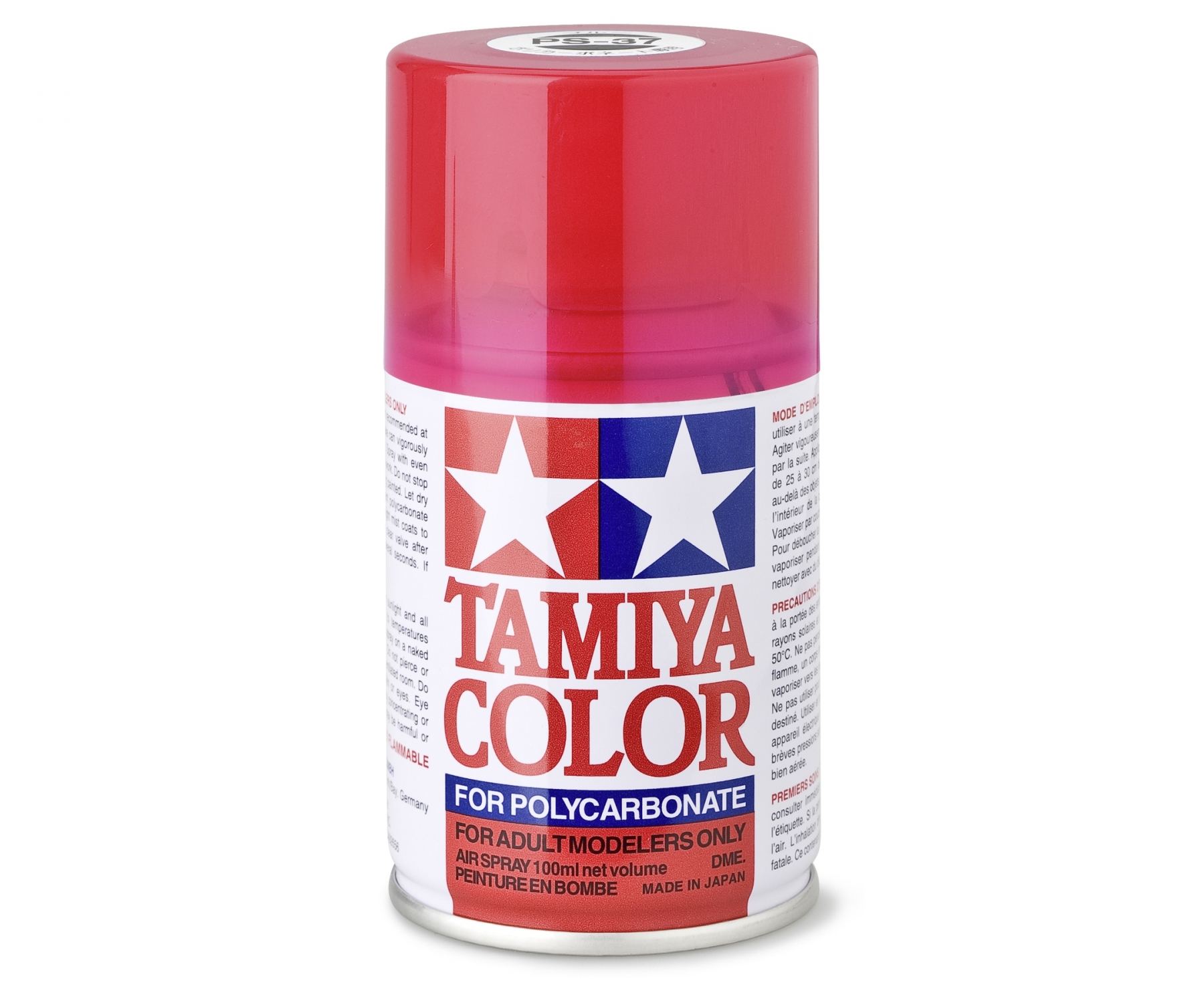 Tamiya Color Lexanspray Rot (translucent) PS-37 100 ml Spraydose (L=109,90€)