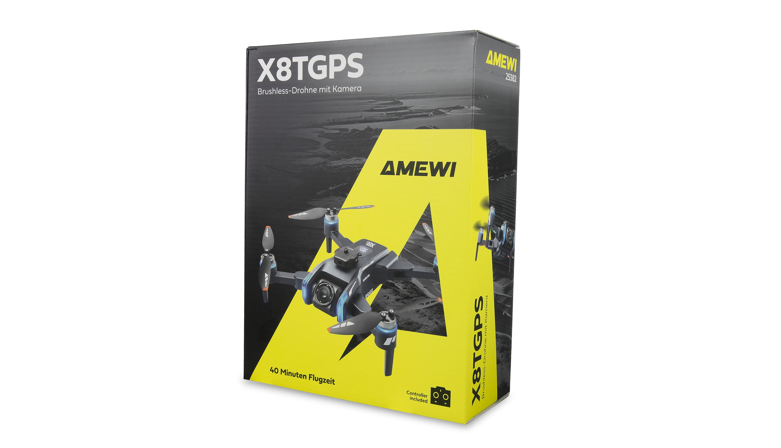 AMXFlight X8TGPS Brushless-Drohne mit Kamera & LCD-Fernsteuerung 