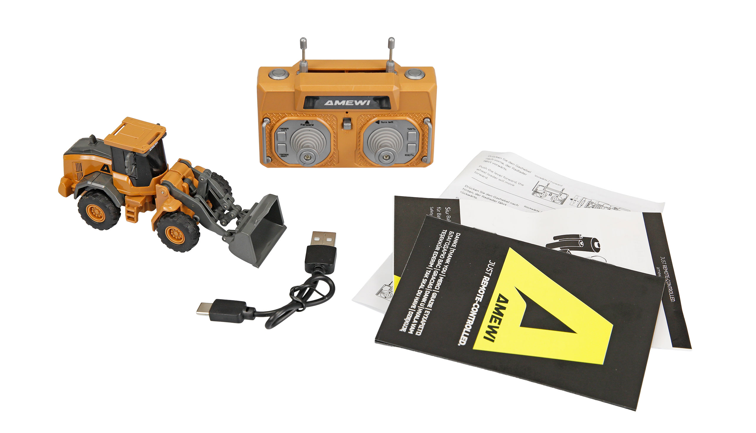 Mini-Radlader aus Metall proportional 8-Kanal 1:64 RTR 