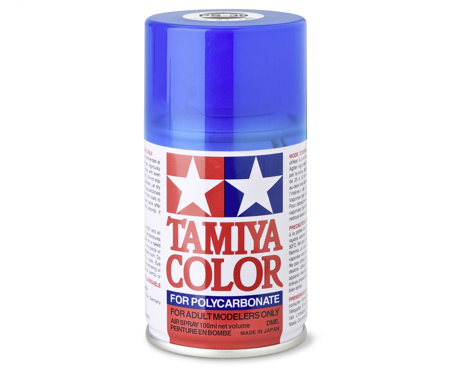 Tamiya Color Lexanspray Hell-Blau (translucent) PS-39 100 ml Spraydose (L=109,90€)