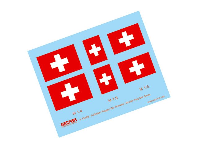 Aufkleber Flaggen Schweiz