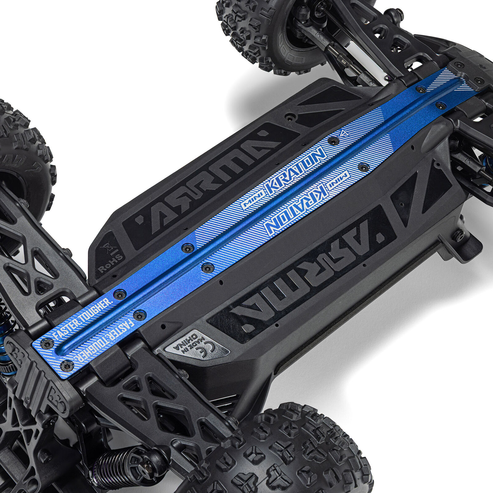 1/16 MINI KRATON 3S DSC 4X4 RTR Brushless Speed Truck (Inklusive Akku & Ladegerät), Rot/Blau