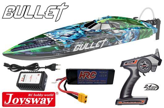 Bullet V4 - HRC COMBO - 2 x 7.4V 4400mAh 40C LiPo & AC Balance Ladegerät