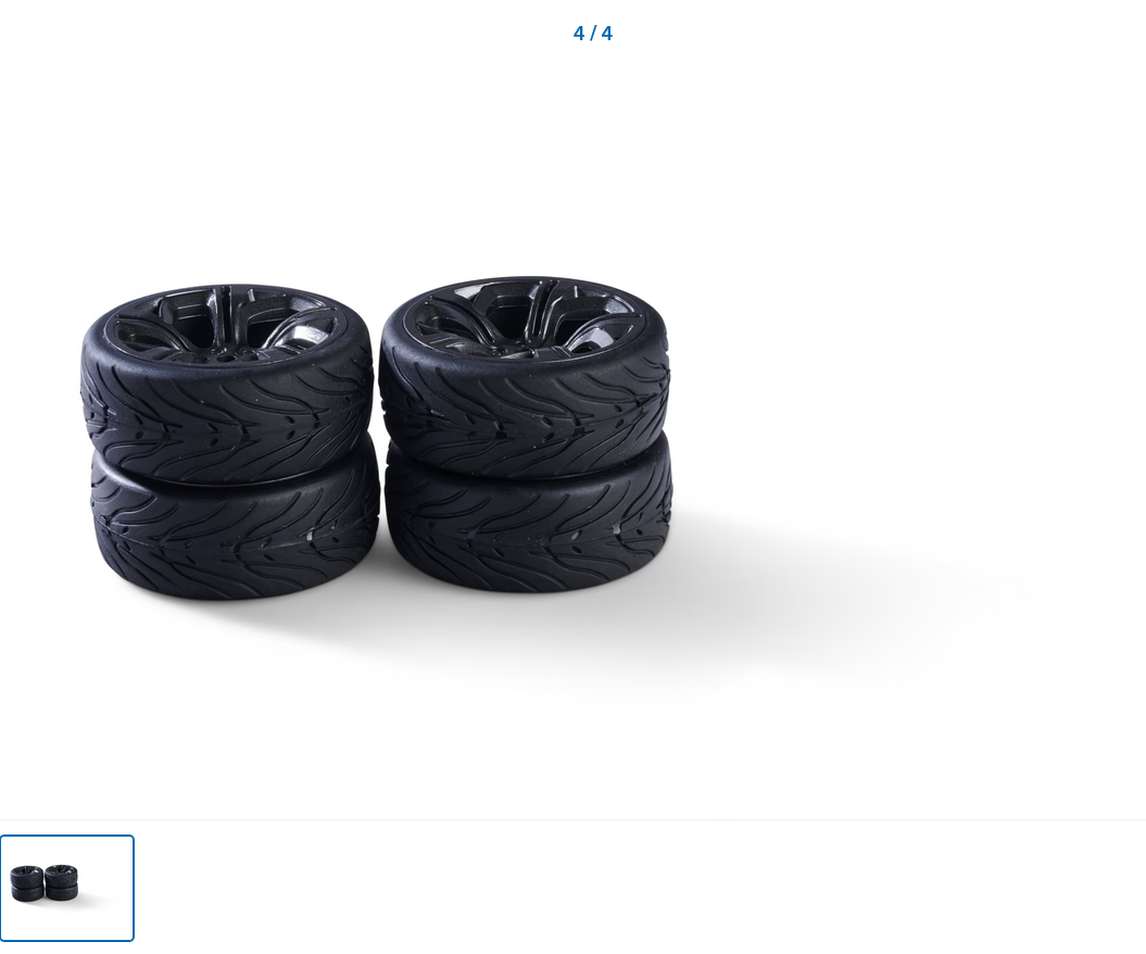 1:10 Räderset Y-Design5 (4) grau/schwarz