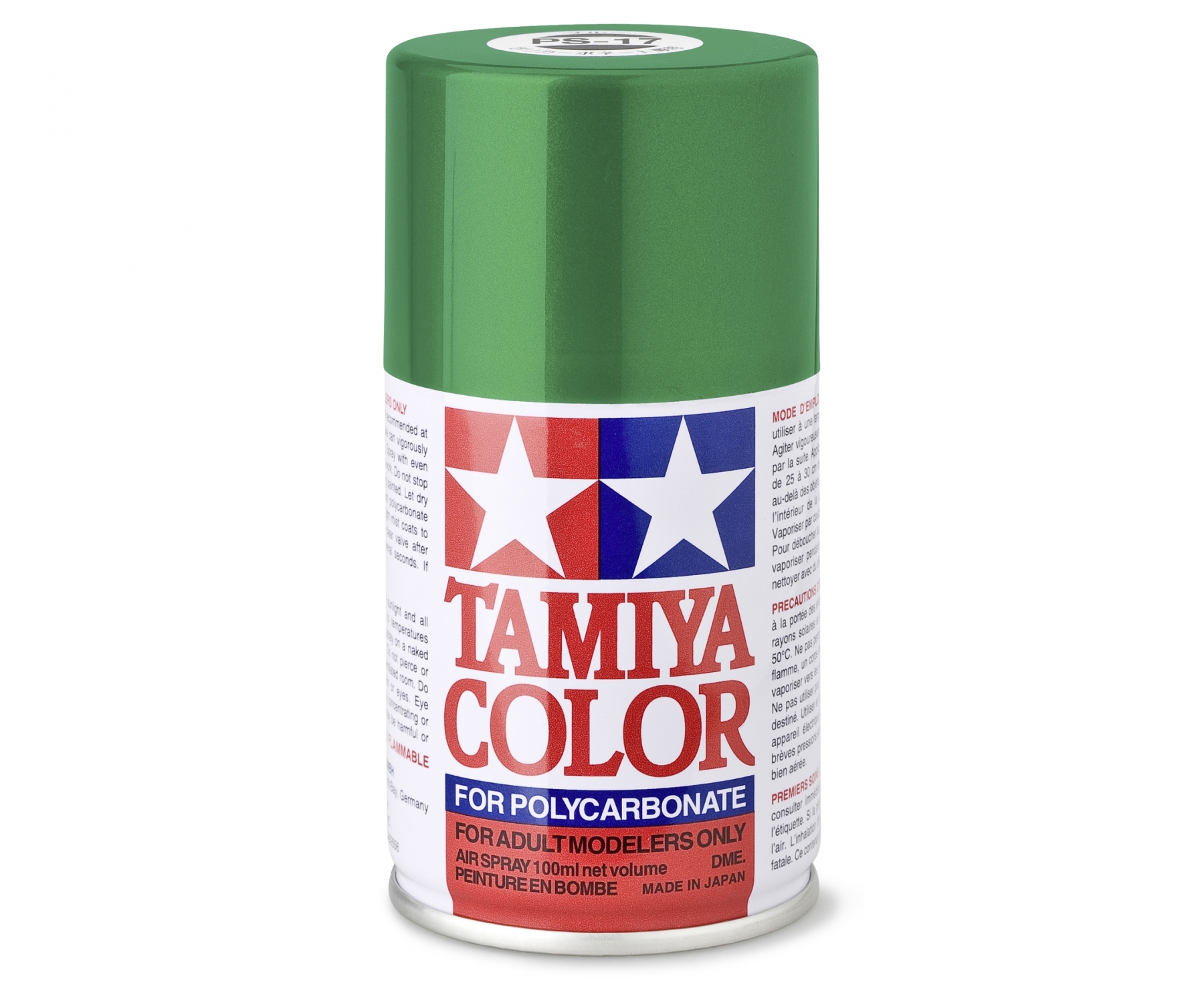 Tamiya Color Lexanspray Grün (metallic) PS-17 100 ml Spraydose (L=109,90€)
