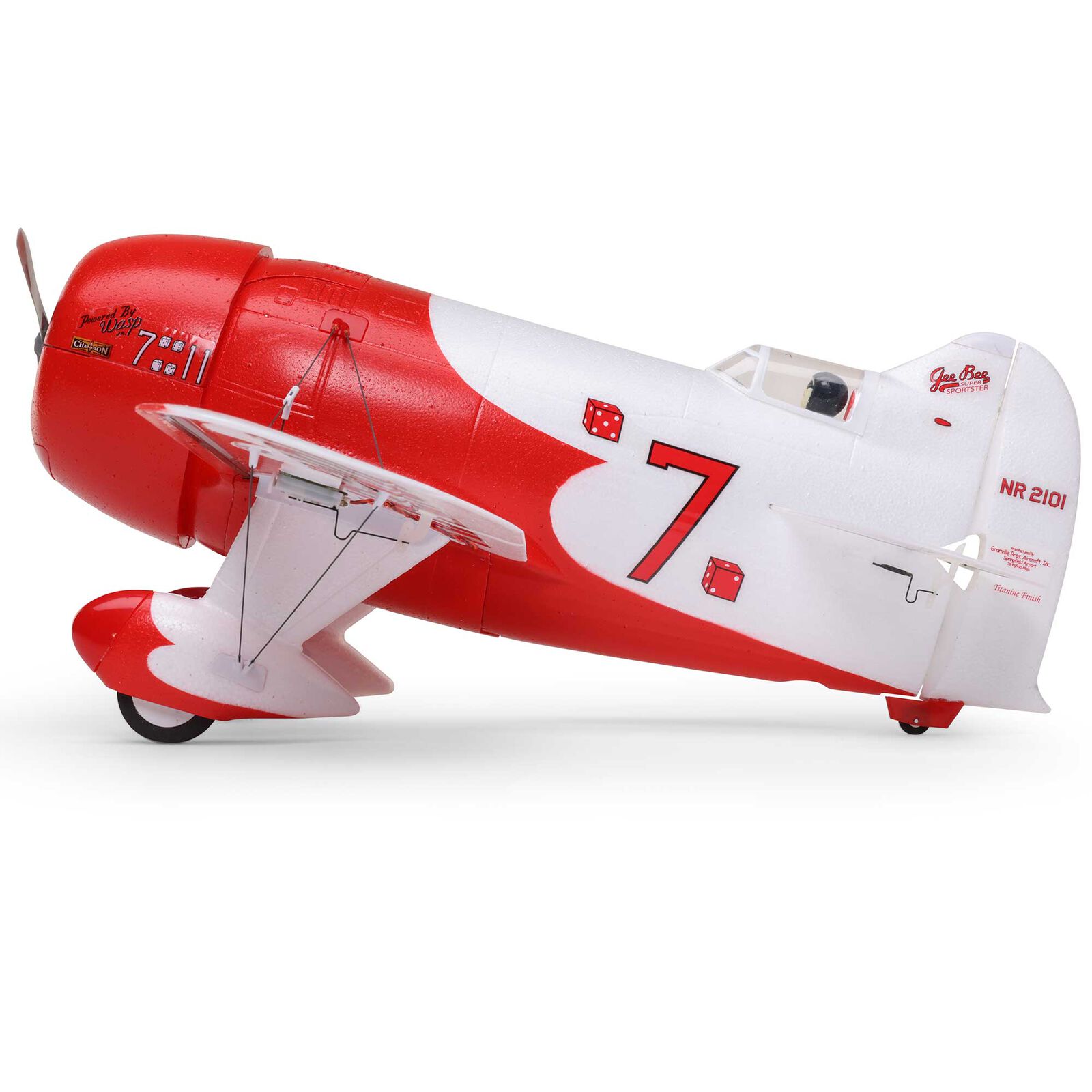 UMX Gee Bee R-2 510mm BNF Basic mit AS3X und SAFE Select