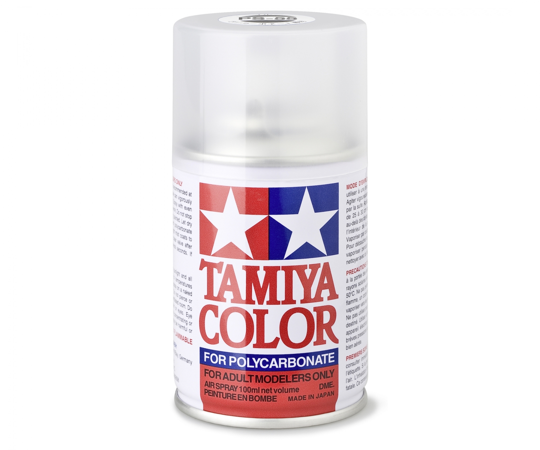 Tamiya Color Lexanspray Klar PS-55 100 ml Spraydose (L=121,90€)