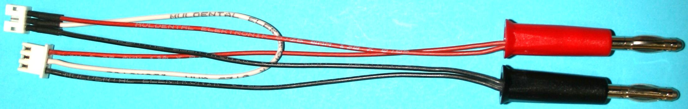 Ladekabel für 2S-Eflite-Lipos und XH Balancer-Anschluß am Ladegerät