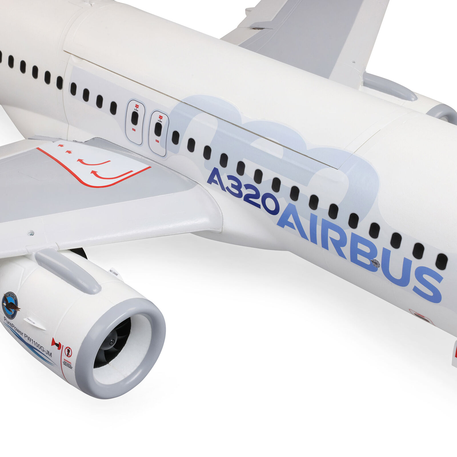 Airbus A320neo Twin 64mm EDF BNF Basic with AS3X+ and SAFE Select
