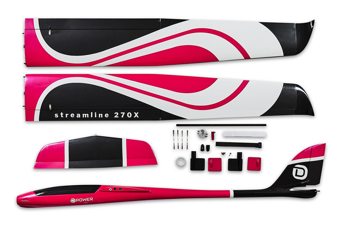 D-Power Streamline 270X - 270cm Elektrosegler ARF+ 