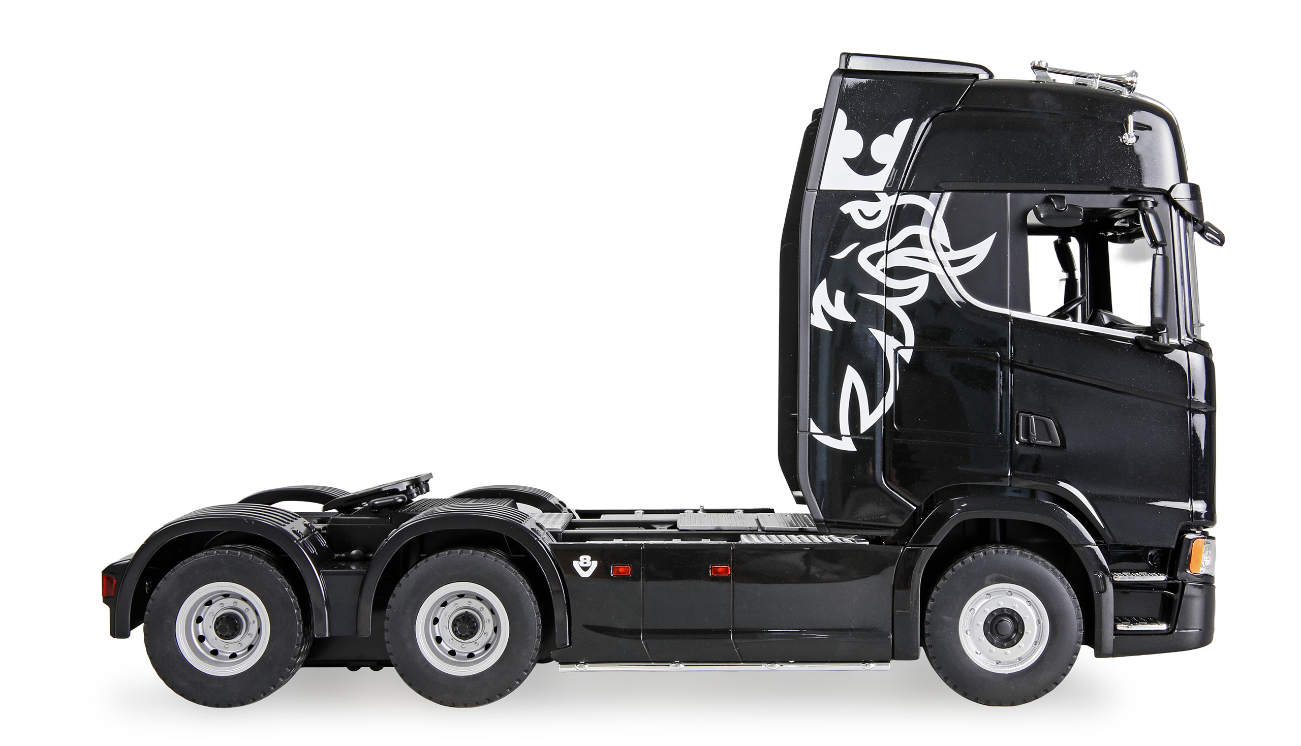 Scania 770 S Zugmaschine 6x4 1:18 RTR schwarz