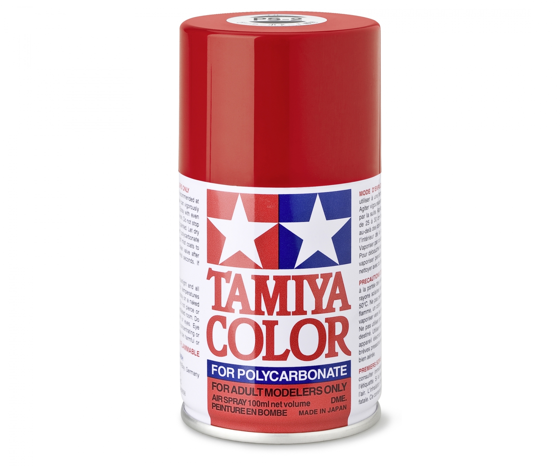 Tamiya Color Lexanspray Rot PS-2 100 ml Spraydose (L=109,90€)