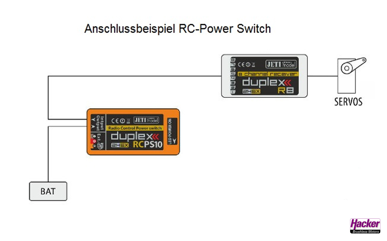 DUPLEX 2.4EX RC Power Switch 5