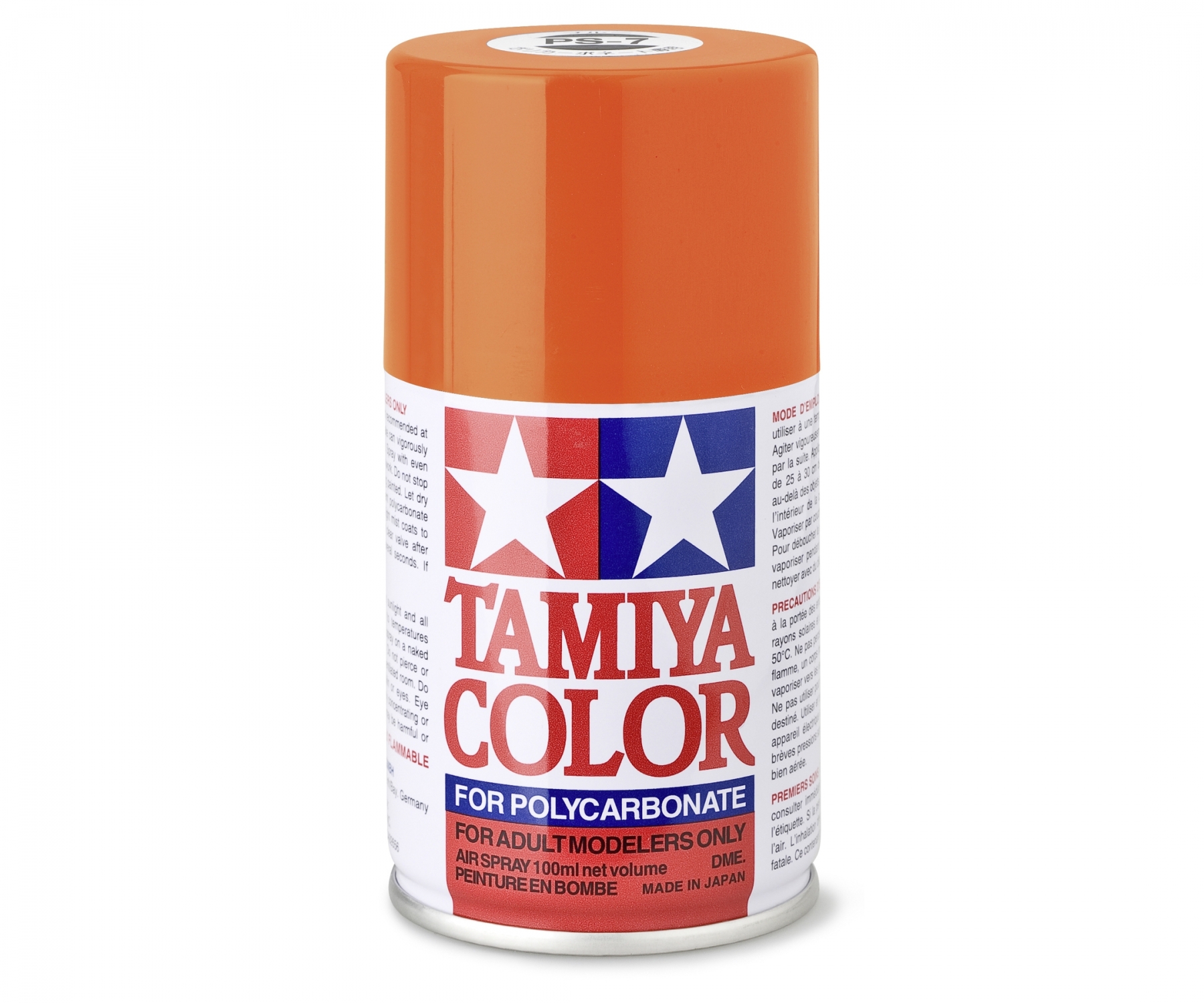 Tamiya Color Lexanspray Orange PS-7 100 ml Spraydose (L=109,90€)
