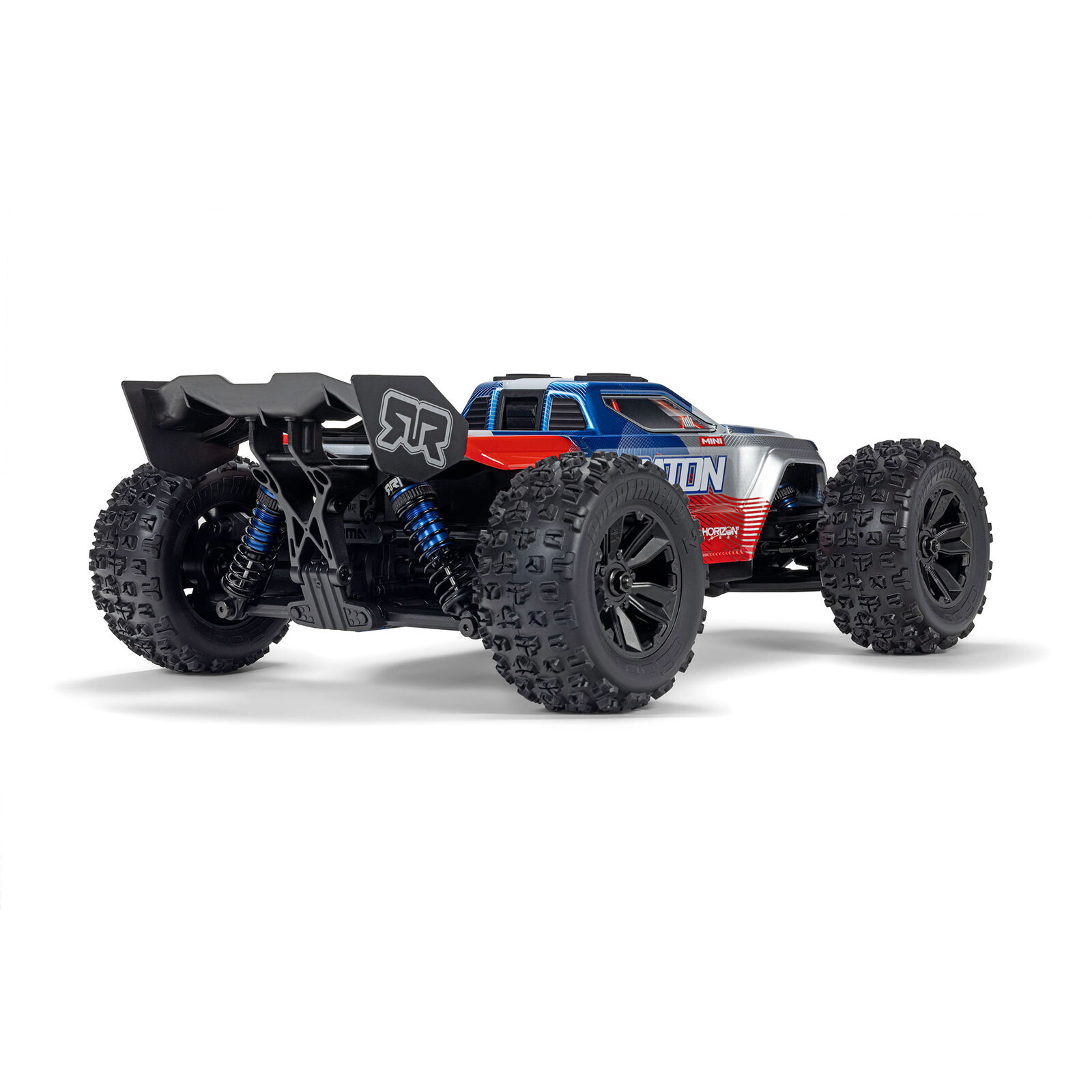 1/16 MINI KRATON 3S DSC 4X4 RTR Brushless Speed Truck (Inklusive Akku & Ladegerät), Rot/Blau