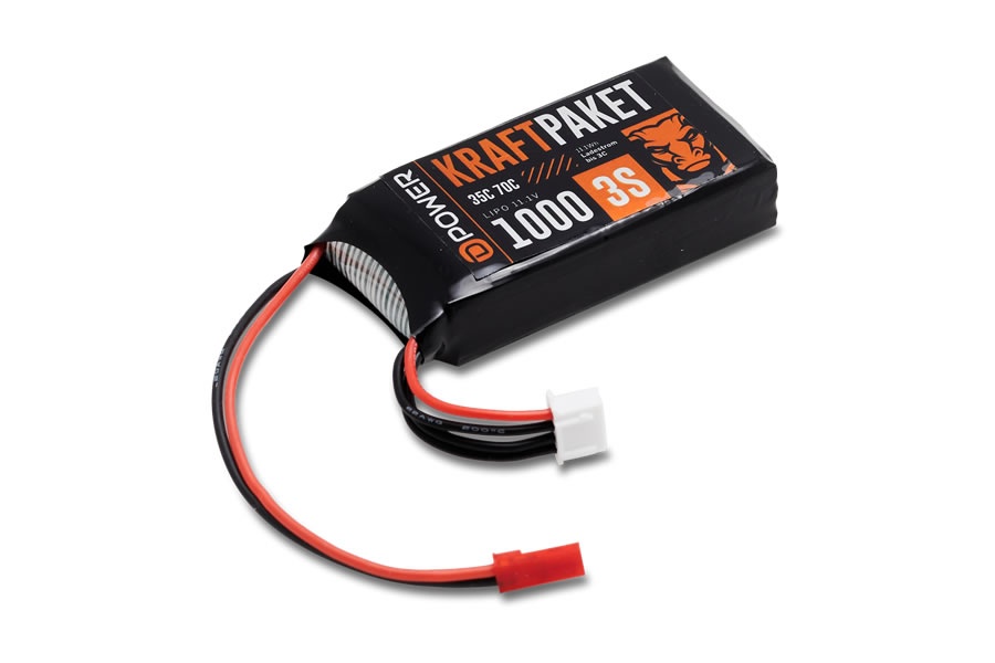 D-Power KRAFTPAKET 1000 3S LIPO 11,1 V 35/70C - BEC