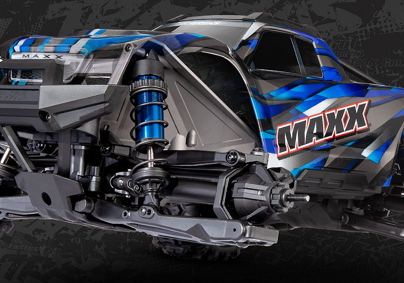 TRAXXAS MAXX 4x4 grün 1/10 Monster-Truck RTR Brushless, ohne Akku und Ladegerät